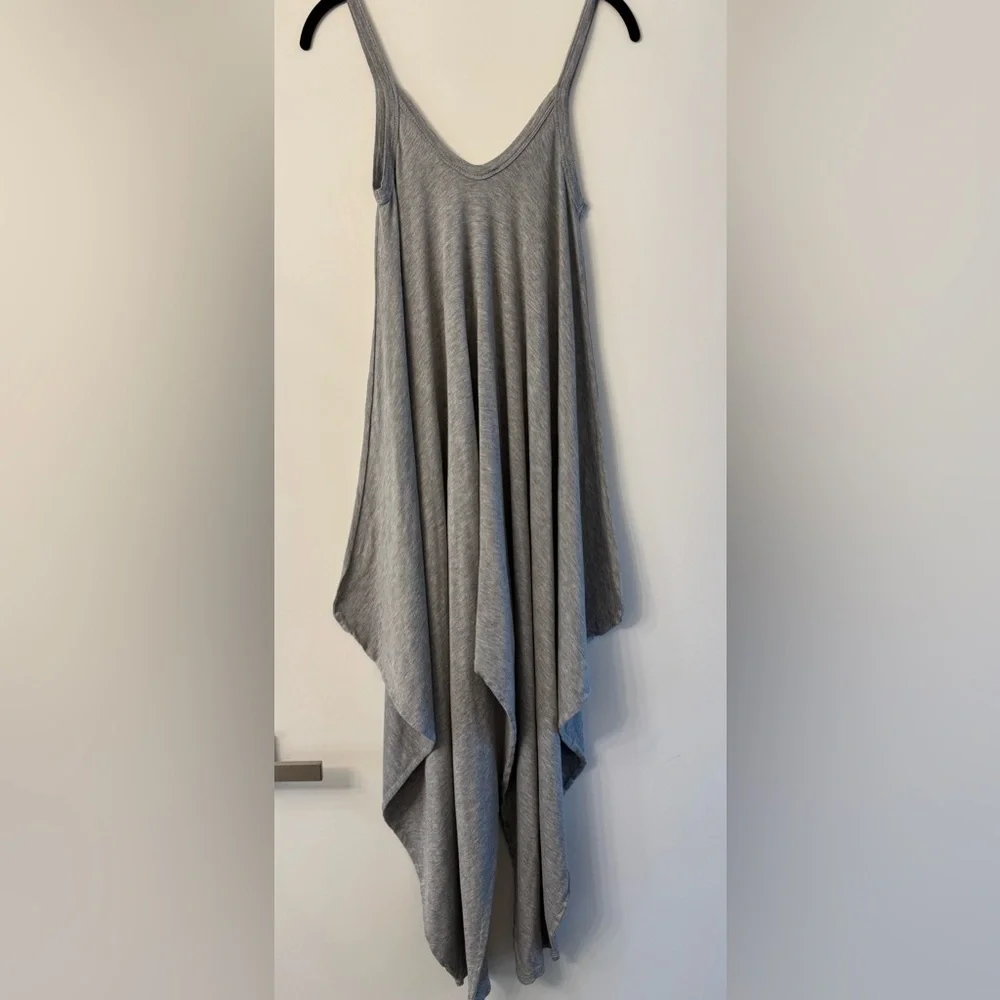 Grey Knit Harem Jumpsuit - Picture 1 of 4